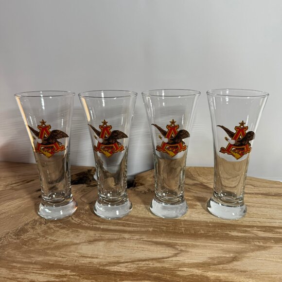 Vintage 1970's - Anheuser Bush "A & Eagle" - Tall Pint Glass - Picture 2 of 6